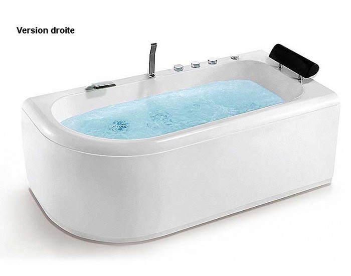 Baignoire balneo L170 droite