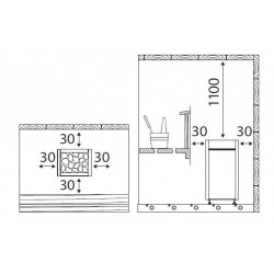 Poêle sauna Virta Combi